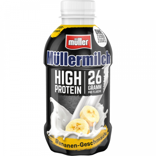 müller Müllermilch High Protein Bananen-Geschmack 1,5 % Fett 400 ml 