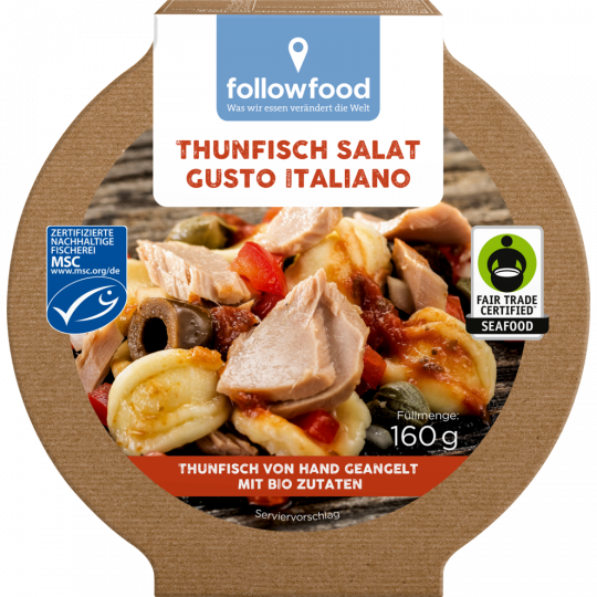followfood MSC Thunfisch-Salat Gusto Italiano 160 g 