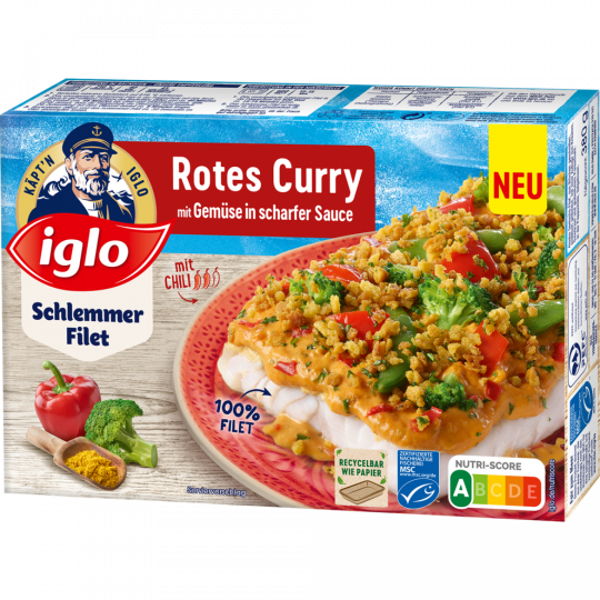 iglo MSC Schlemmer-Filet Rotes Curry 380 g 