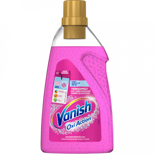 Vanish Oxi Action Wäsche Booster Gold Pink Gel 1,5 l 