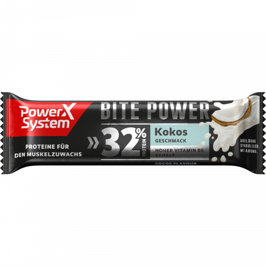 Power System Bite Power Cocos Protein Riegel 35 g 