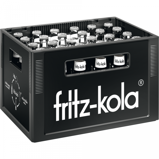 fritz-kola Kola ohne Zucker - Kiste 24 x 0,33 l 