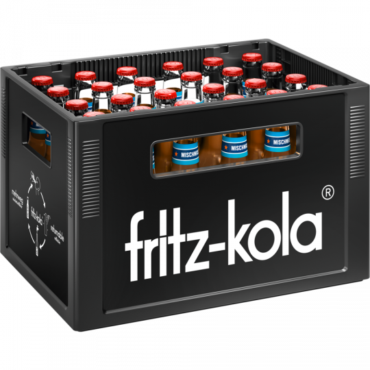 fritz-kola fritz-kola mit orange - Kiste 24 x 0,33 l 