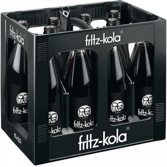 fritz-kola Kola - Kiste 10 x 0,5 l 