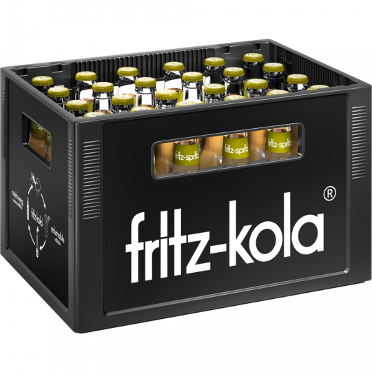 fritz-spritz Bio Apfelschorle - Kiste 24 x 0,33 l 