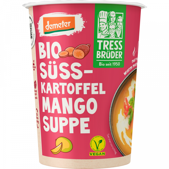 Tress Brüder Demeter Süßkartoffel Mango Suppe 450 ml 