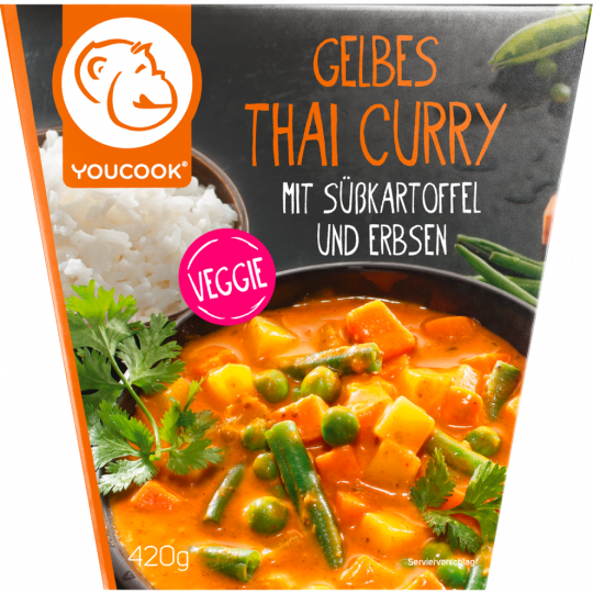YOUCOOK Gelbes Thai Curry vegetarisch 420 g 