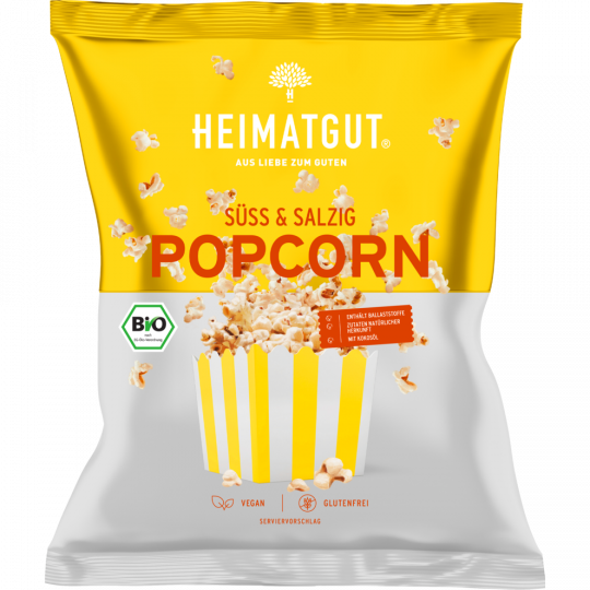 Heimatgut Bio Popcorn süß & salzig 90 g 