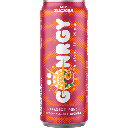 GÖNRGY Paradise Punch mit Zucker 0,5 l 