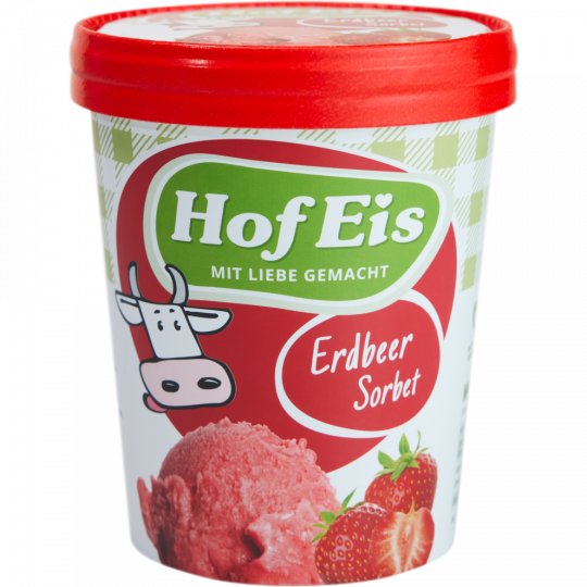 HofEis Erdbeere 500 ml 