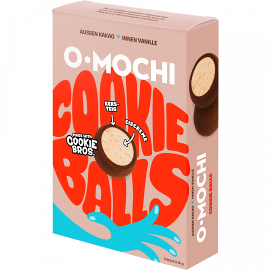 O-Mochi Cookie Balls Vanille 6 x 30 g 