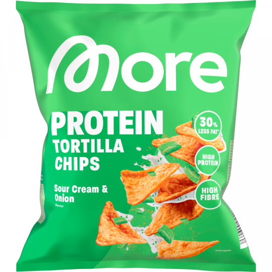 More Nutrition Tortilla Chips Sourcream & Onion 50 g 