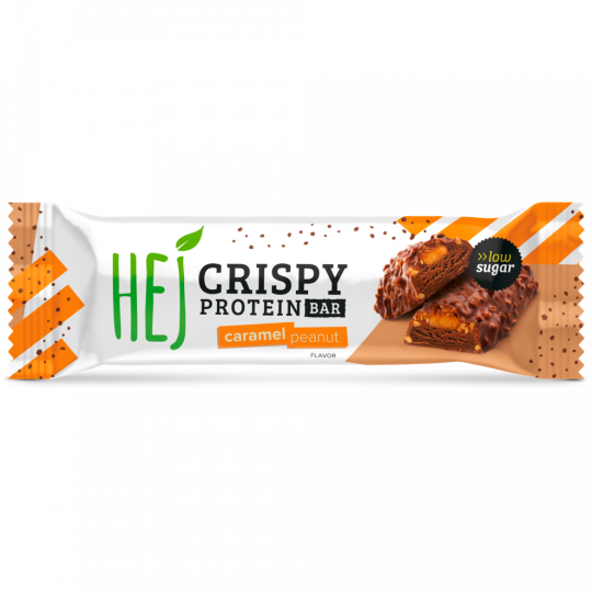 HEJ Crispy Protein Bar Caramel Peanut 45 g 