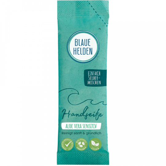 Blaue Helden Handseife Aloe Vera Sensitiv Nachfüllpack 20 ml 