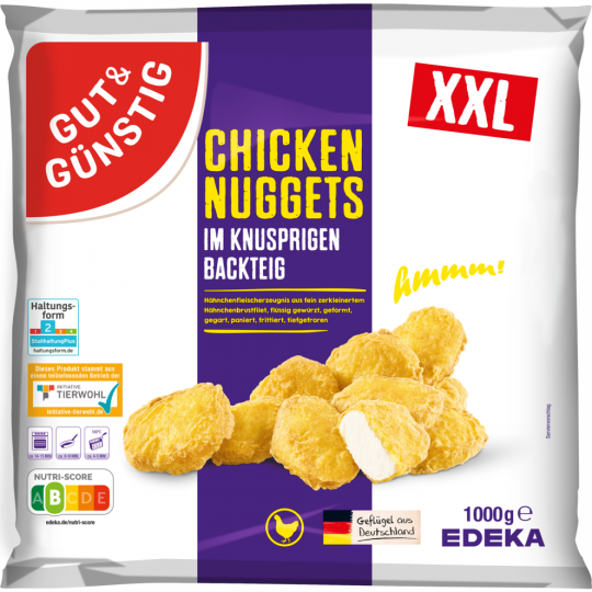 GUT&GÜNSTIG Chicken Nuggets 1000 g 