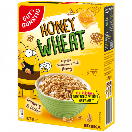 GUT&GÜNSTIG Honey Wheats 375 g 