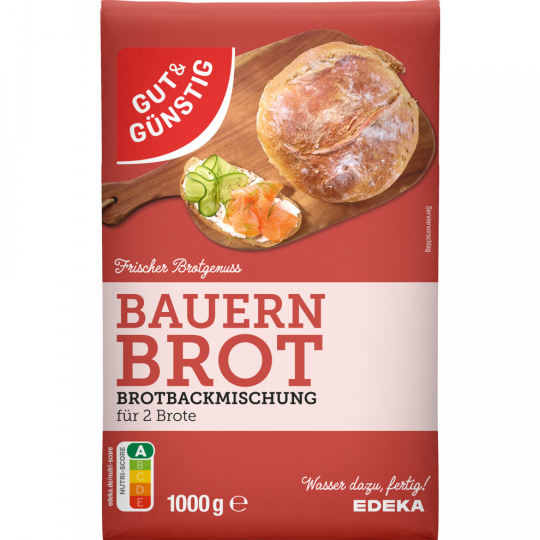 GUT&GÜNSTIG Brotbackmischung Bauernbrot 1000 g 