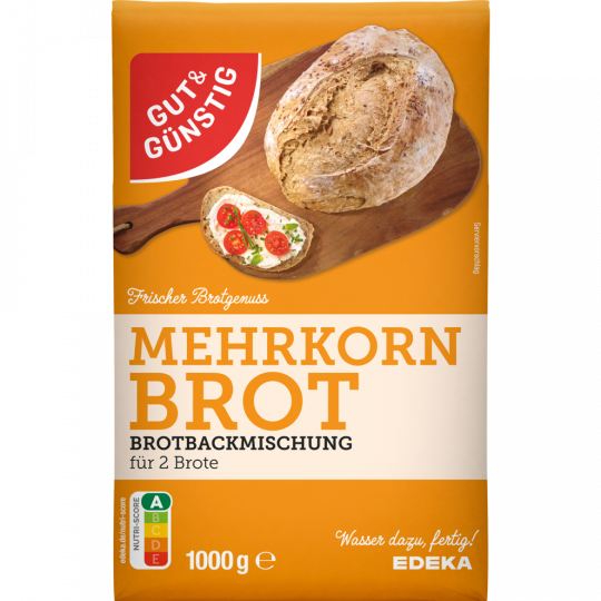 GUT&GÜNSTIG Brotbackmischung Mehrkornbrot 1000 g 