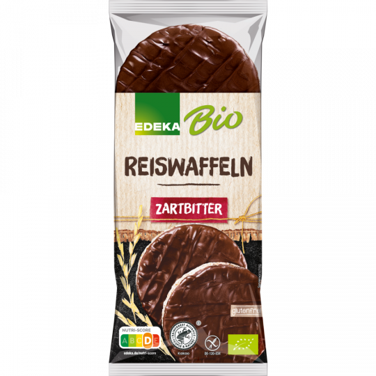 EDEKA Bio Reiswaffeln mit Zartbitterschokolade 100 g 