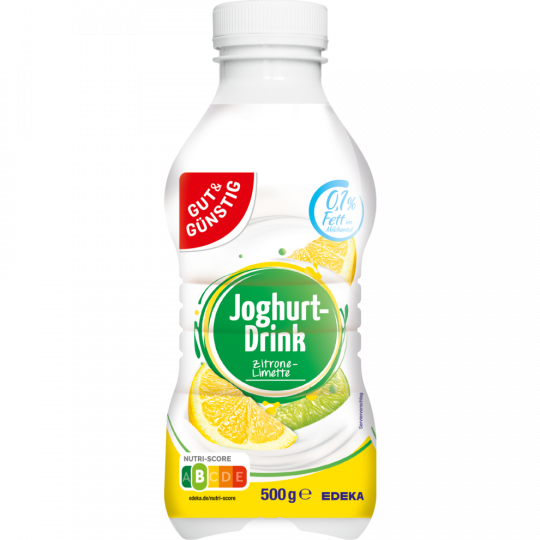 GUT&GÜNSTIG Joghurtdrink Zitrone-Limette 500 g 