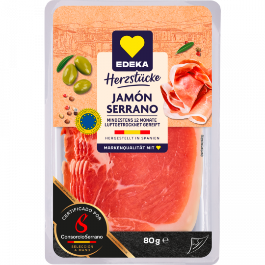 EDEKA Originale Jamón Serrano 80 g 