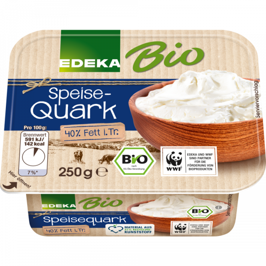 EDEKA Bio Speisequark 40% Fett i. Tr. 250 g 