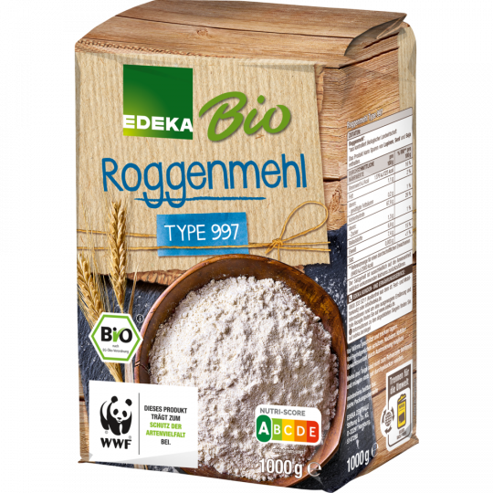 EDEKA Bio Roggenmehl Type 997 1000 g 