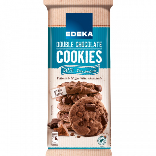 EDEKA Double Chocolate Cookies 200 g 