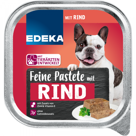 EDEKA Feine Pastete mit Rind 300 g 