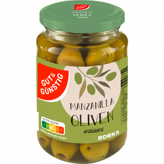 GUT&GÜNSTIG Manzanilla Oliven 340 g 
