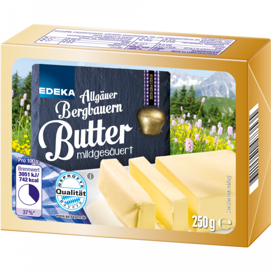 EDEKA Allgäuer Bergbauern Butter 250 g 