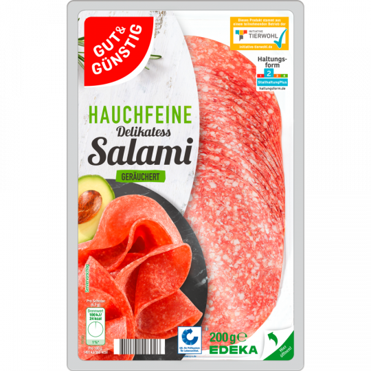 GUT&GÜNSTIG Hauchfeine Salami 200 g 