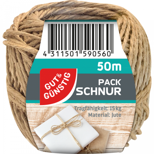 GUT&GÜNSTIG Packschnur 50 m 