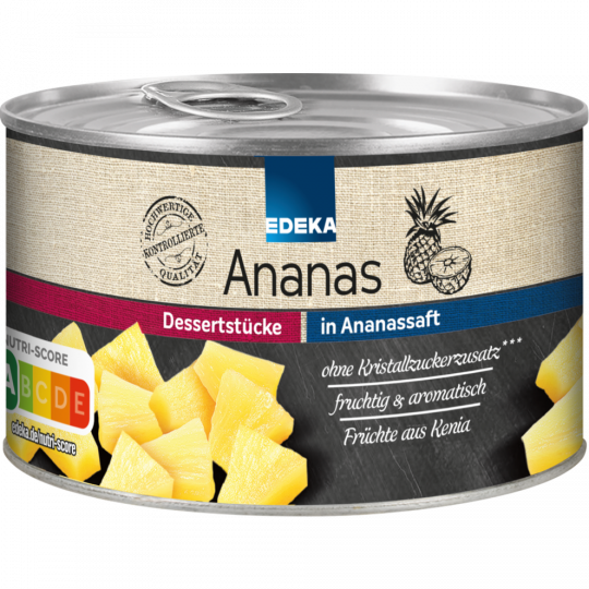 EDEKA Ananas-Dessertstücke 227 g 