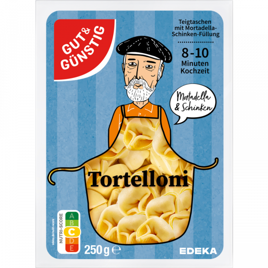 GUT&GÜNSTIG Tortelloni Mortadella & Schinken 250 g 