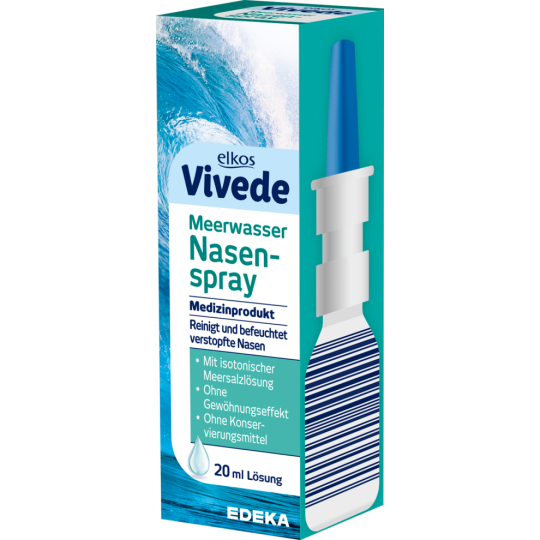 EDEKA elkos Vivede Meerwasser Nasenspray 20 ml online kaufen