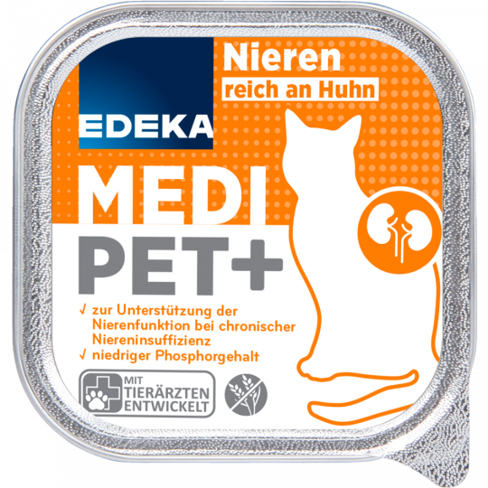 EDEKA MediPet+ Niere reich an Huhn 100 g 