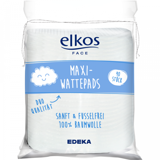 EDEKA elkos Maxi-Wattepads 40 Stück 
