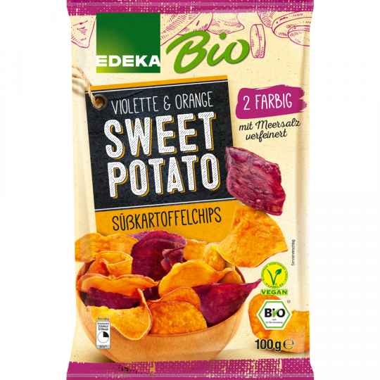 EDEKA Bio Sweet Potato Chips 100 g 