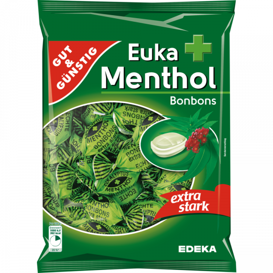 GUT&GÜNSTIG Euka-Menthol-Bonbons 300 g 