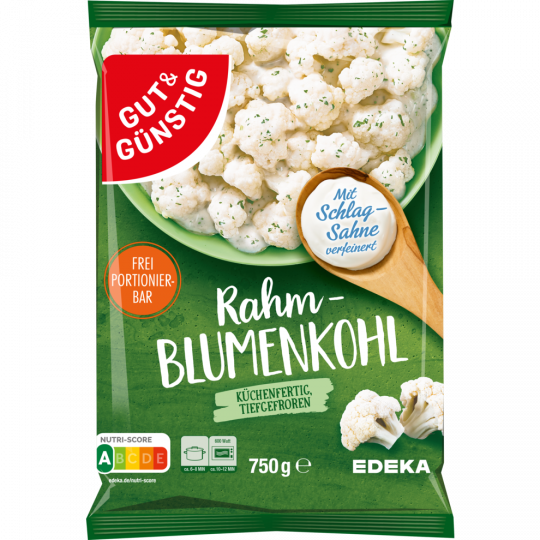 GUT&GÜNSTIG Rahm-Blumenkohl 750 g 