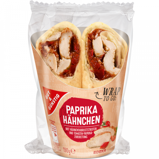 EDEKA GUT & GÜNSTIG Wrap PaprikaHähnchen 190 g online kaufen
