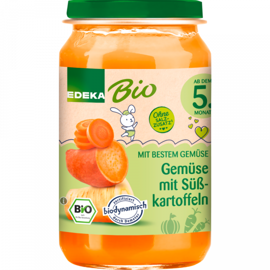 EDEKA Bio Gemüse mit Süßkartoffeln 190 g 