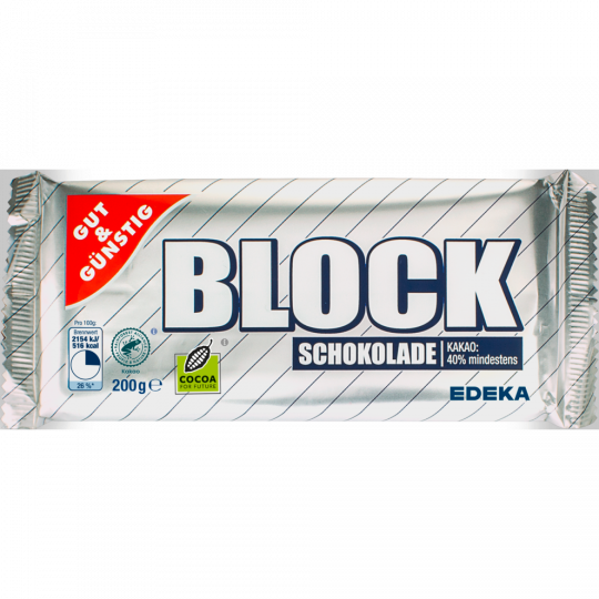 GUT&GÜNSTIG Blockschokolade 200 g 