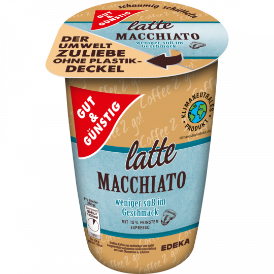 GUT&GÜNSTIG Latte Macchiato light 250 ml 