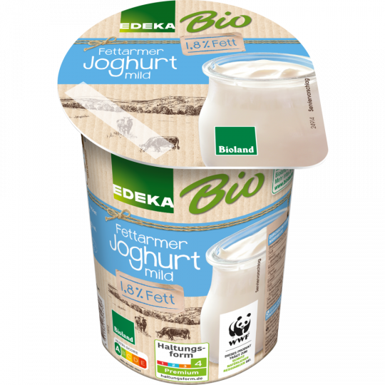 EDEKA Bio Fettarmer Joghurt mild 500 g 