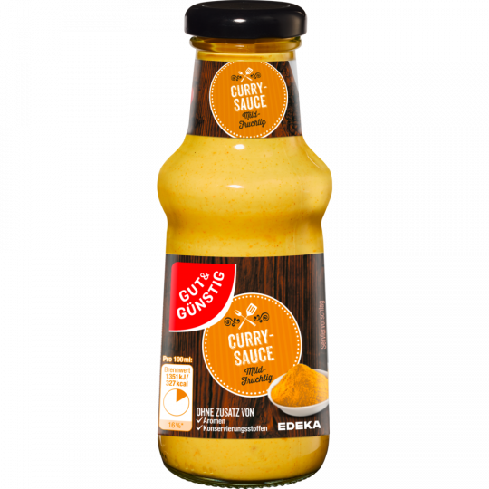 GUT&GÜNSTIG Curry-Sauce 250 ml 