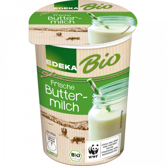 EDEKA Bio Frische Buttermilch 500 g 