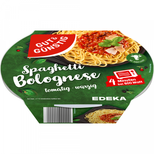 GUT&GÜNSTIG Spaghetti Bolognese 350 g 