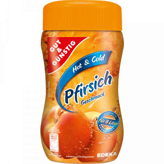 GUT&GÜNSTIG Pfirsich-Teegetränk 400 g 